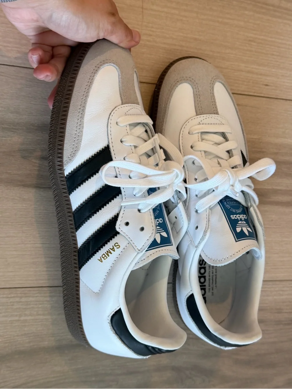 Adidas OG Samba Sneakers (Cloud White / Core Black) - Picture 3 of 9